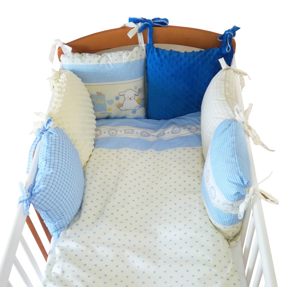 Ochraniacz do łóżeczka z poduszek – Twojego dziecka